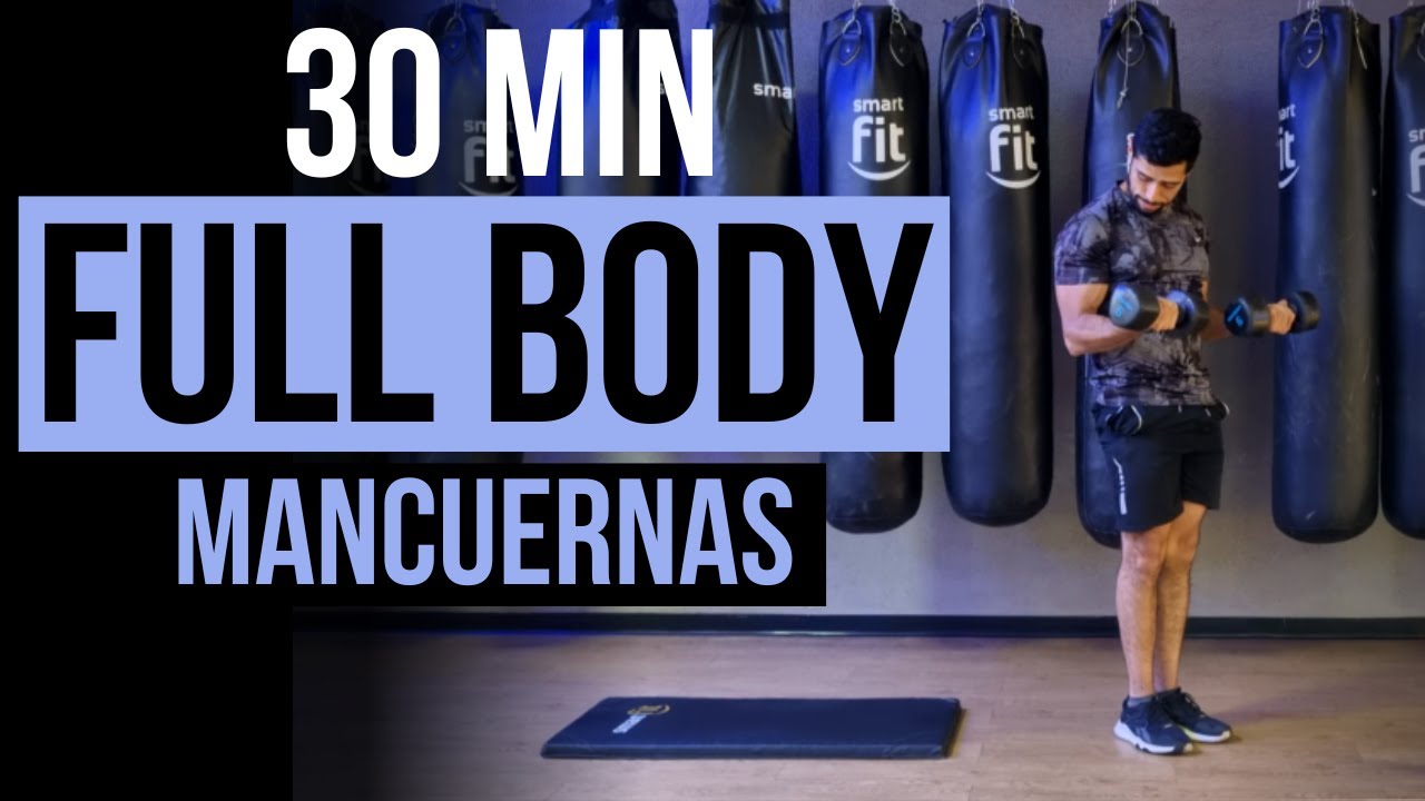 Rutina FULL BODY intensa en casa 🔥 ejercicios con mancuernas CUERPO COMPLETO