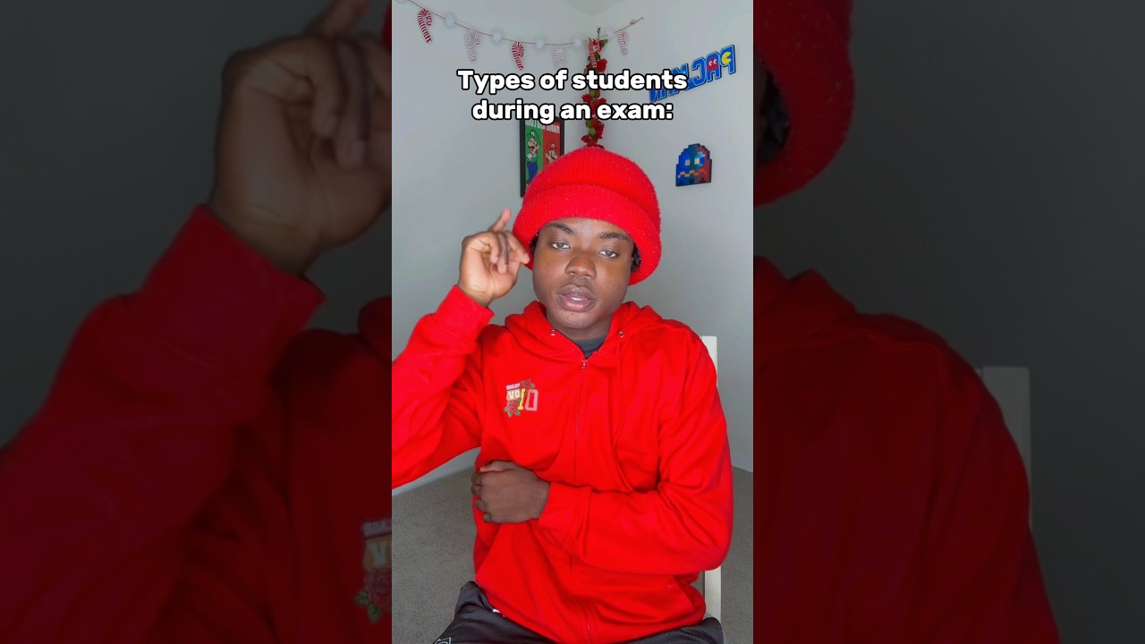 типы студентов во время экзамена😂