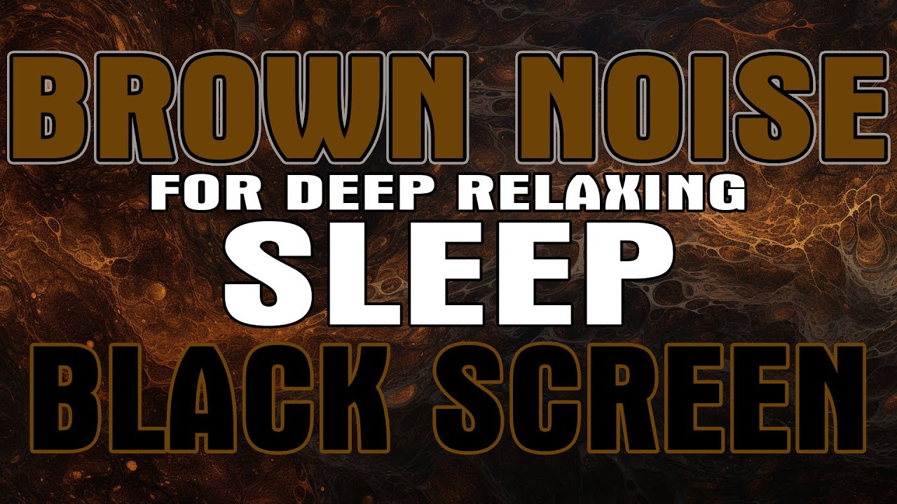 Brown Noise 10 Hours | Calm, Low-Frequency Sound