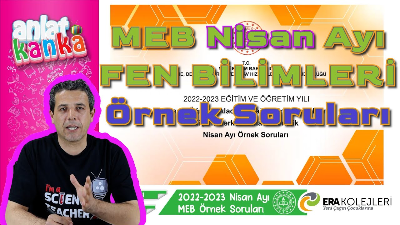 Nisan Ayı Örnek Sorular Fen Bilimleri LGS 2023