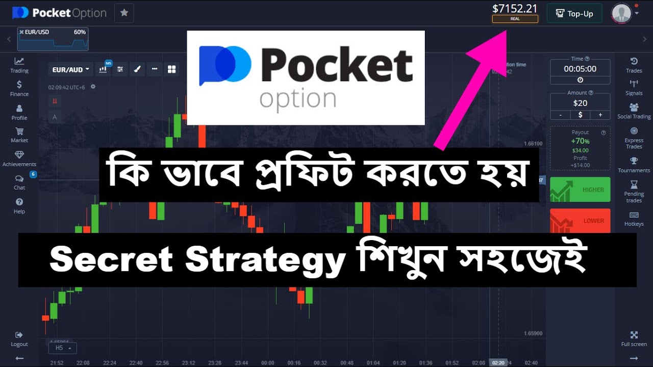 Pocket Option এ কি ভাবে প্রফিট করতে হয়🤑
