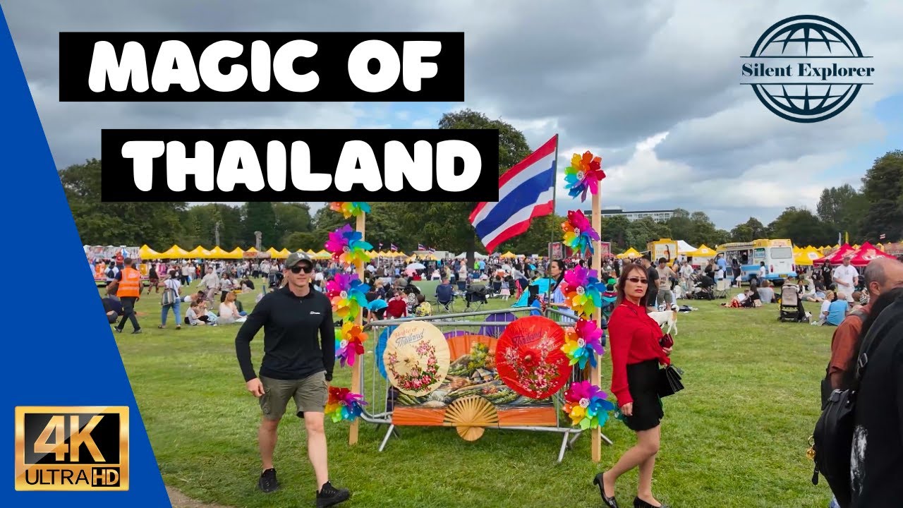 Walking Through Magic of Thailand Festival in Manchester – 4K Walk 🇹🇭