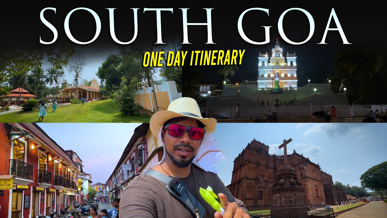 South Goa Heritage Tour 🏛️ | Basilica, Balaji Temple & Old Panjim! ✨ Part 3