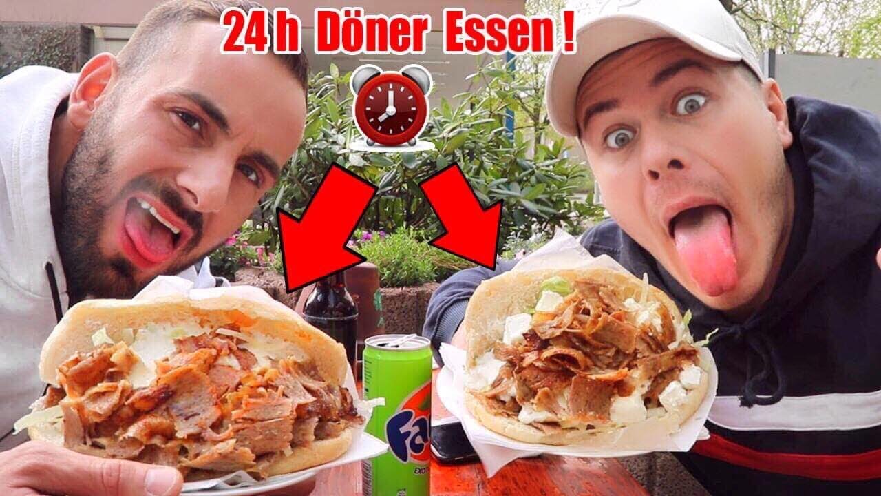 Wie viele D&Ouml;NER schaffe ICH in 24 STUNDEN? 🤢  ( EXPERIMENT )