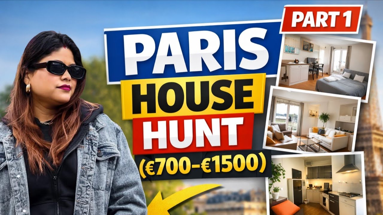 Apartment Hunting in Paris | Real Prices €700–€1500 | Indian in Paris Vlog (Part 1)