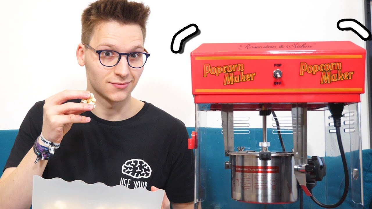 Wir machen Popcorn wie im Kino