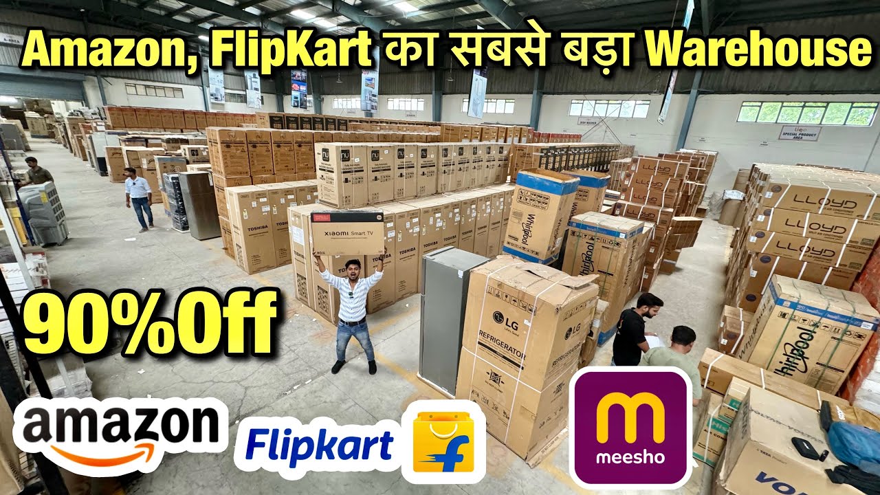 MRP से 90% OFF | Amazon Flipkart Warehouse | India's Biggest Electronics Warehouse