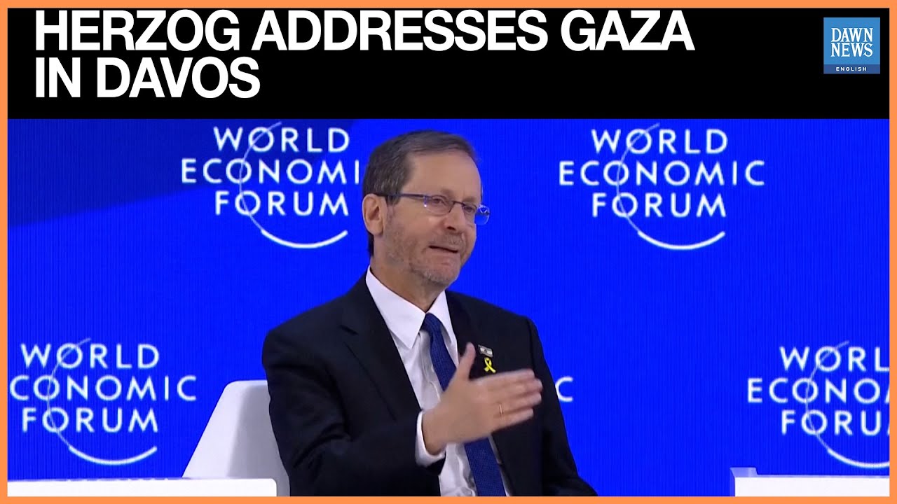 Israel's President Herzog addresses Gaza, regional issues in Davos