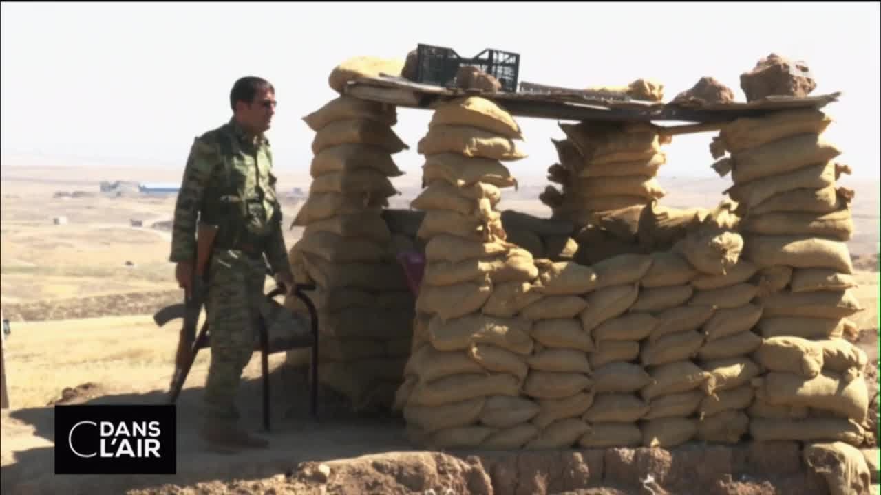 Les peshmergas en 1ère ligne face à Daech #cdanslair 18-10-2016