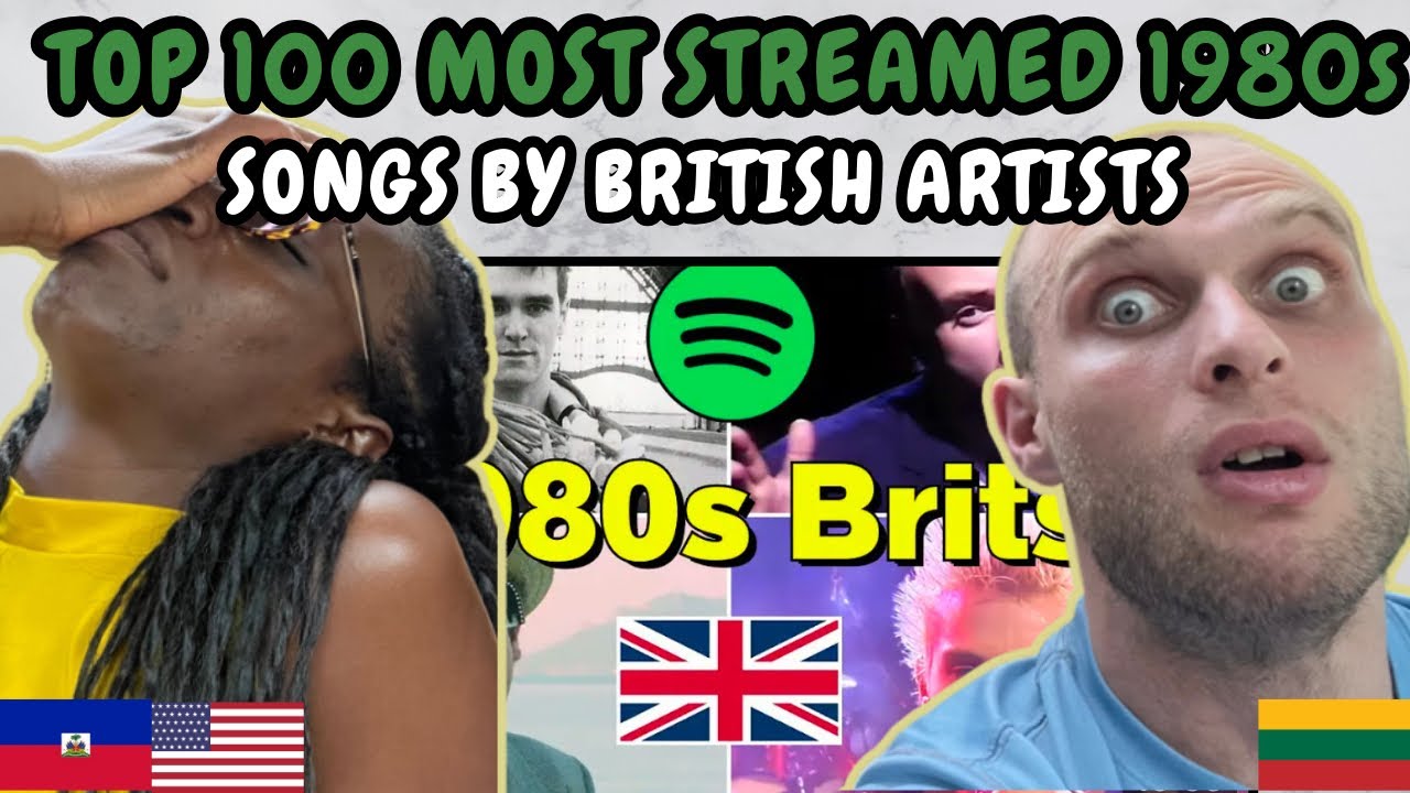 REACTION TO Top 100 Most Streamed 1980s Songs By British Artists (Spotify) | FIRST TIME WATCHING