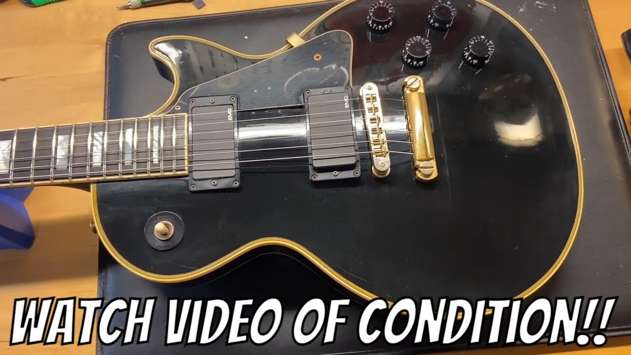 2001 Gibson Les Paul Custom Black Beauty EMGs