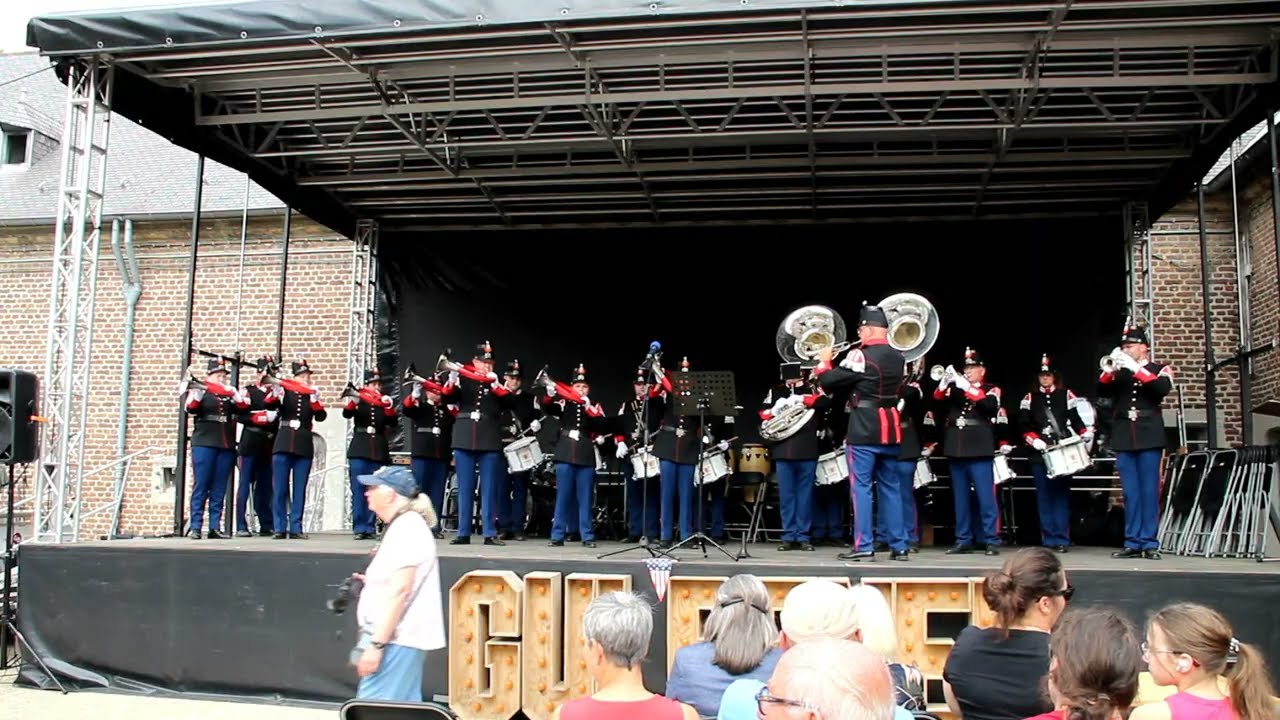 Schutterij St. Sebastianus Klimmen op het bevrijdingsfestival '24 te Voerendaal