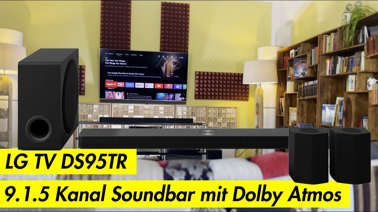 LG TV DS95TR im Test: 9.1.5 Kanal-Soundbar mit Dolby Atmos