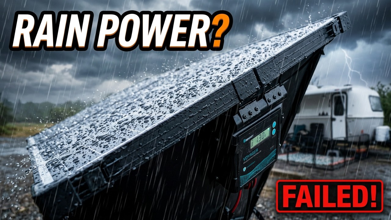 Casita Spirit Deluxe 2025 | Renogy Solar Package Demo in Rainy Conditions