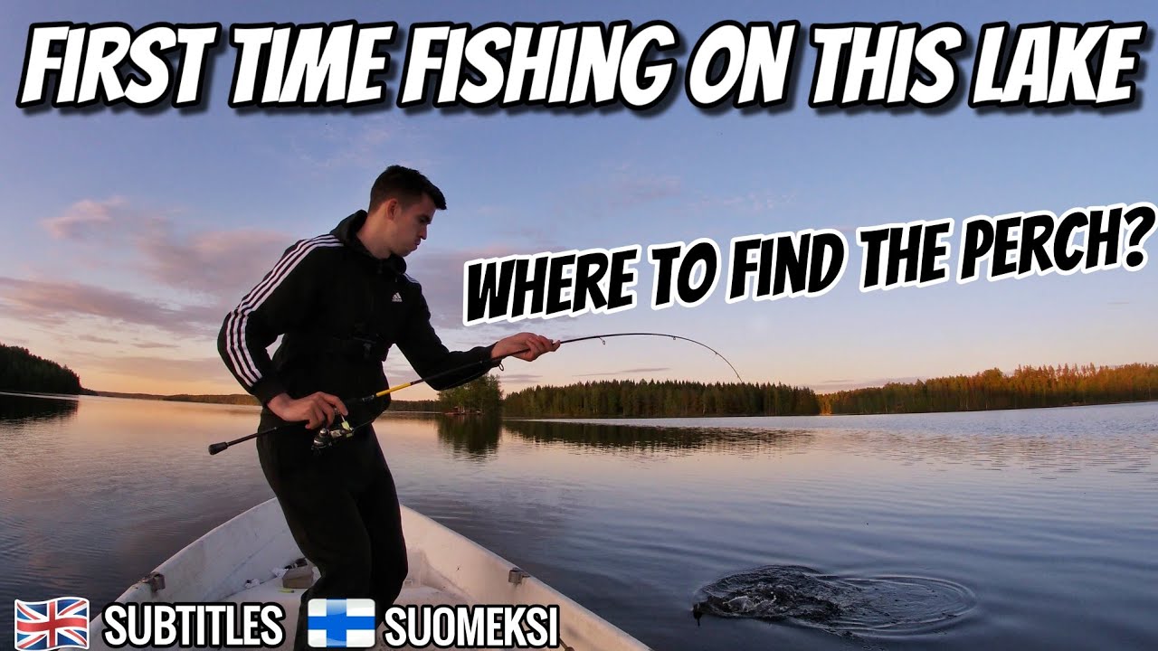 Ahvenen jigausta tuntemattomalla järvellä | Jigging for perch on a new lake