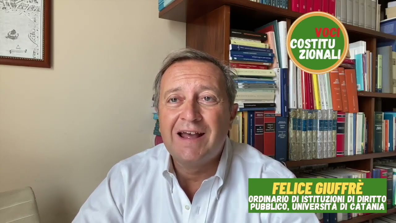 Voci Costituzionali - Prof.  Felice Giuffrè: le ragioni del SI al Referendum Costituzionale