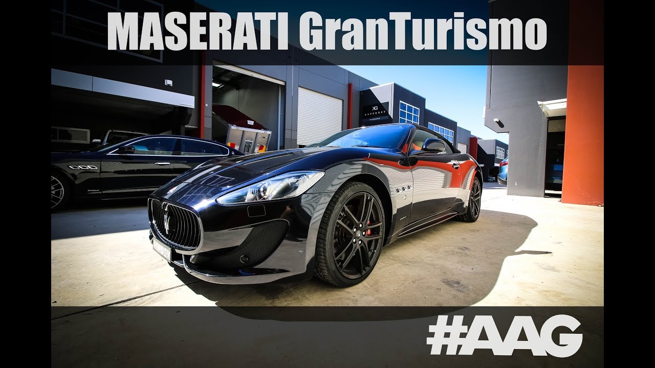 Maserati Gran Cabrio Midnight blue wrap by Auto Artisan Group
