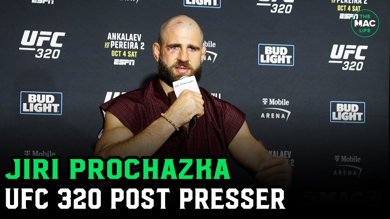 Jiri Prochazka talks crying at Alex Pereira win: "I like his team"