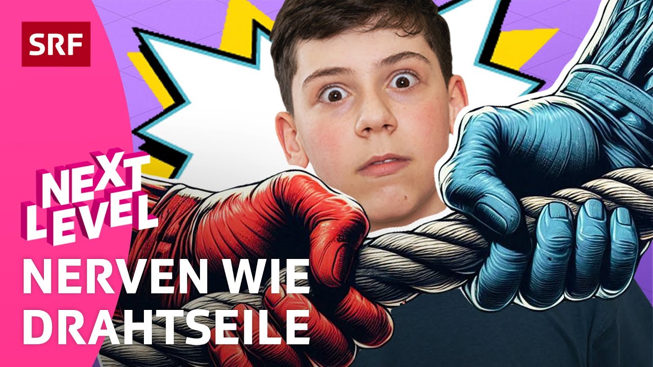S2 2/5 🏆 SRF Kids &ndash; Next Level: Seilziehen 2.0 &ndash; Wer ist am st&auml;rksten? | Gameshow f&uuml;r Kinder