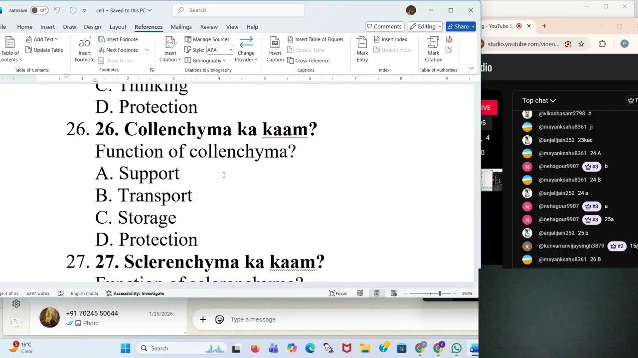 TISSUE MCQ
