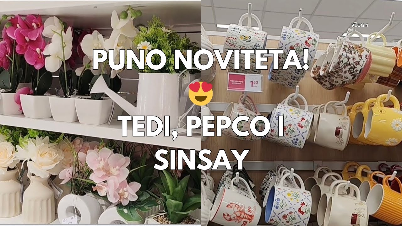 👉 POGLEDAJTE ŠTO SAM PRONAŠLA 😍 Tedi, Pepco i Sinsay noviteti | Tihi vlog