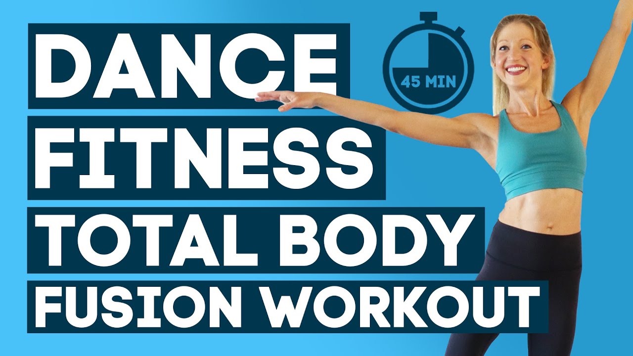 45 Min Dance Fitness Strength Total Body Fusion Workout - Low Impact (VERY EXCITING!)