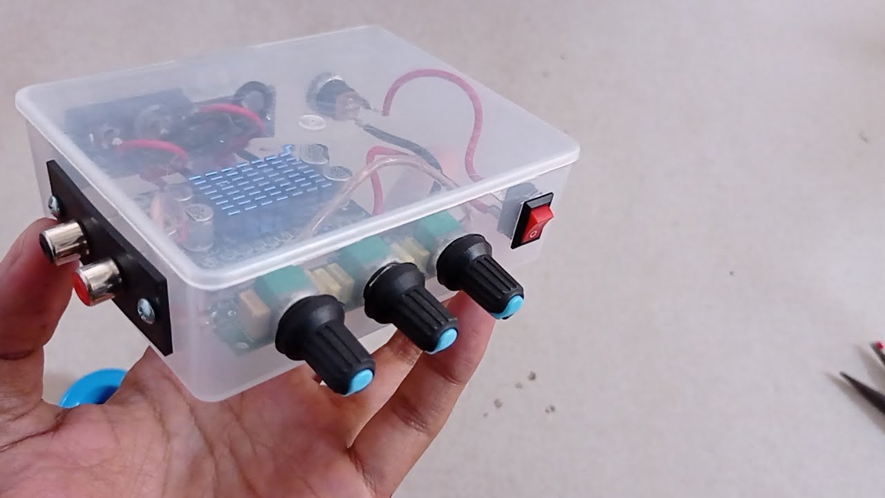 Cara merakit amplifier plus tone control pasif
