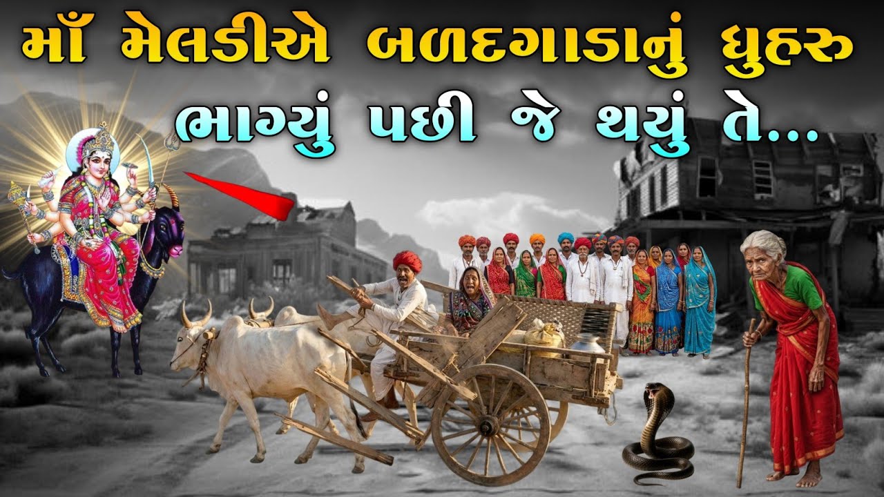 માઁ મેલડીએ બળદગાડાનું ધુહરુ ભાગ્યું પછી જે થયું તે...| Meladi ma no itihas | vahanvati digital