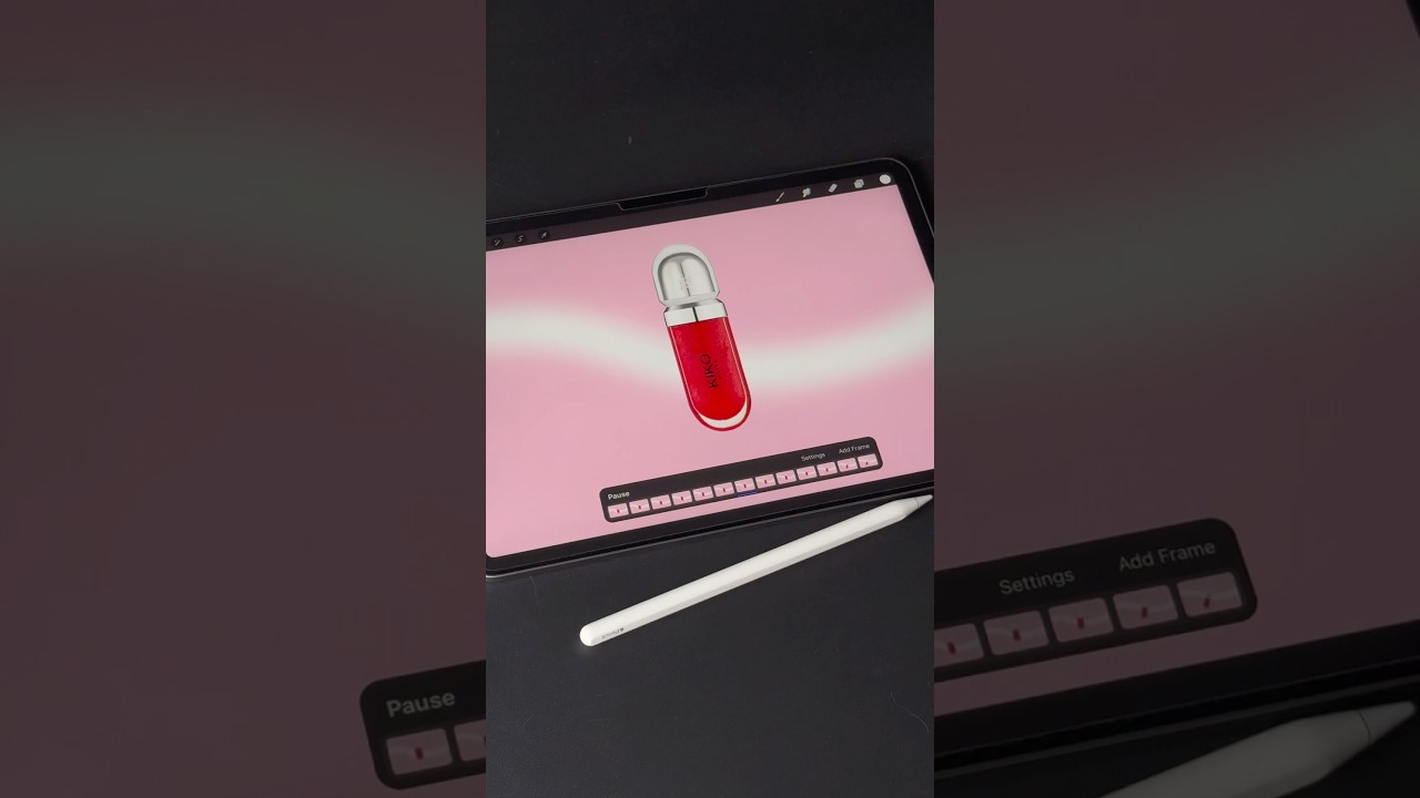 Kiko Milano hydra Lipgloss Animation 🩷 #kikomilano #lips #beauty #lipgloss #animation