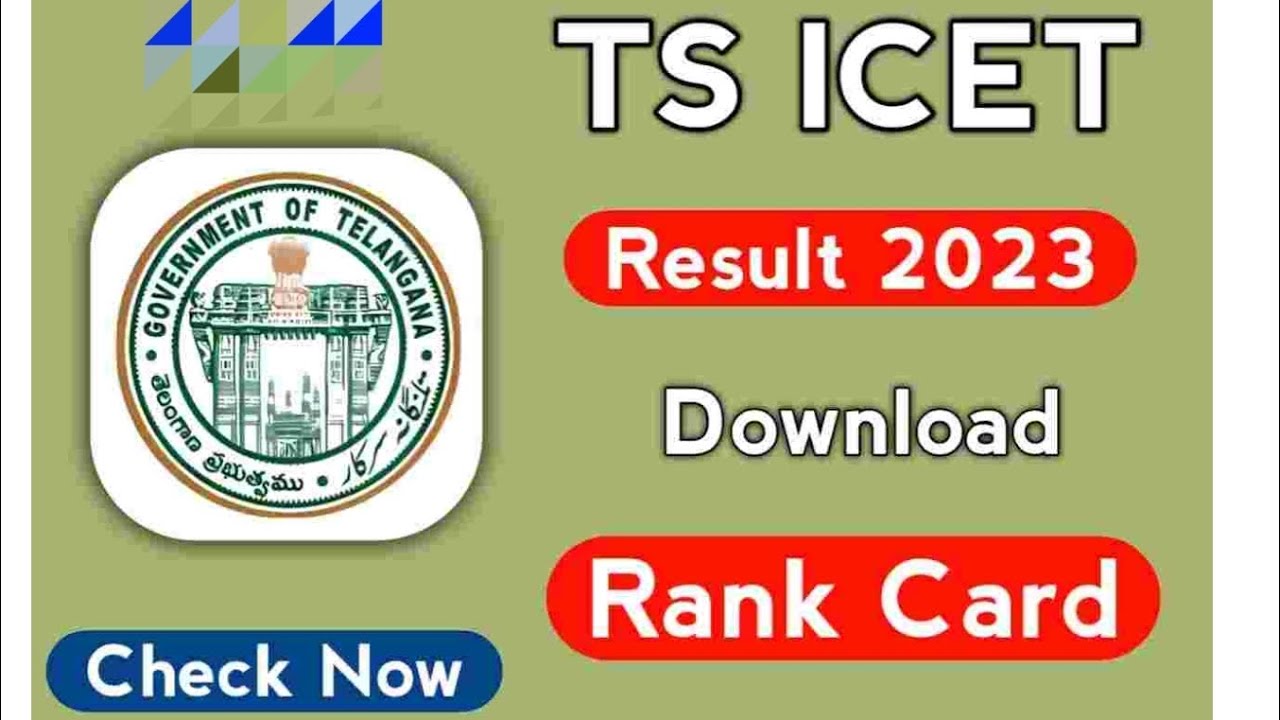 TS ICET Result 2023, Download TS ICET Rank Card Now @icet.tsche.ac.in #tsicet #result #rankcard