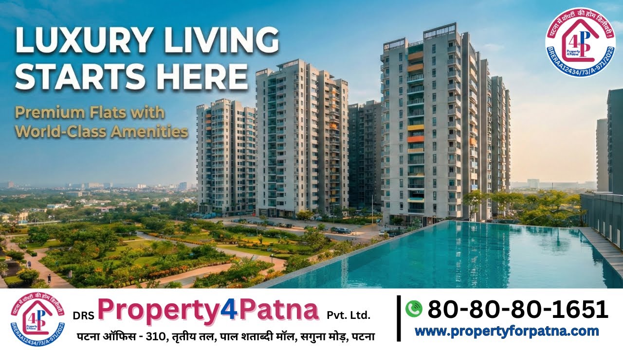 Biggest Ready To Move Society in Patna ! Township Living in Patna  📞 8080801651 / 9708443333