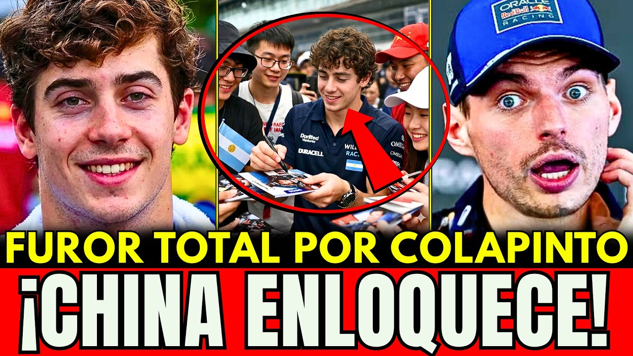 &iexcl;Franco Colapinto PARALIZA SHANGHAI! NADIE esperaba ver este RECIBIMIENTO en CHINA
