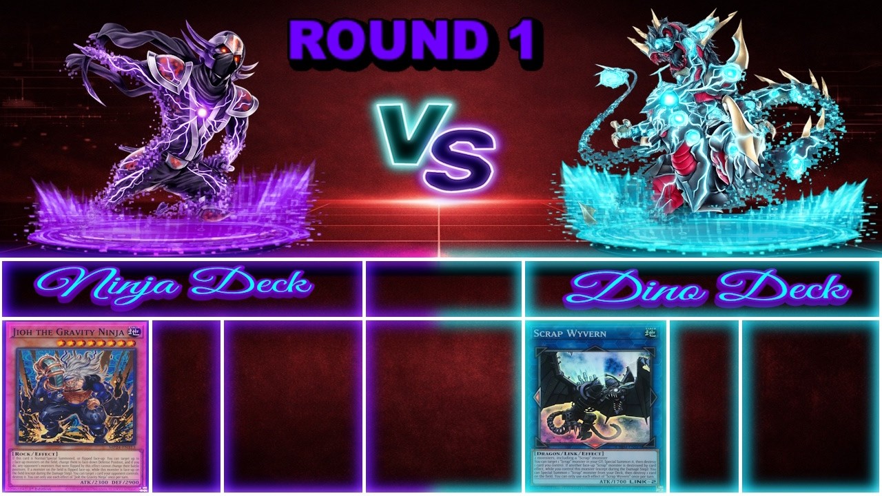 Yugioh remote duel ninja vs dino round 1