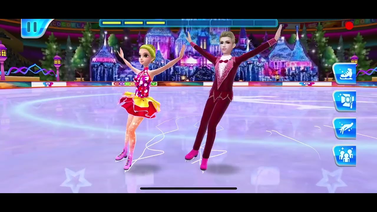 Ice Skating ballerina partner piece￼