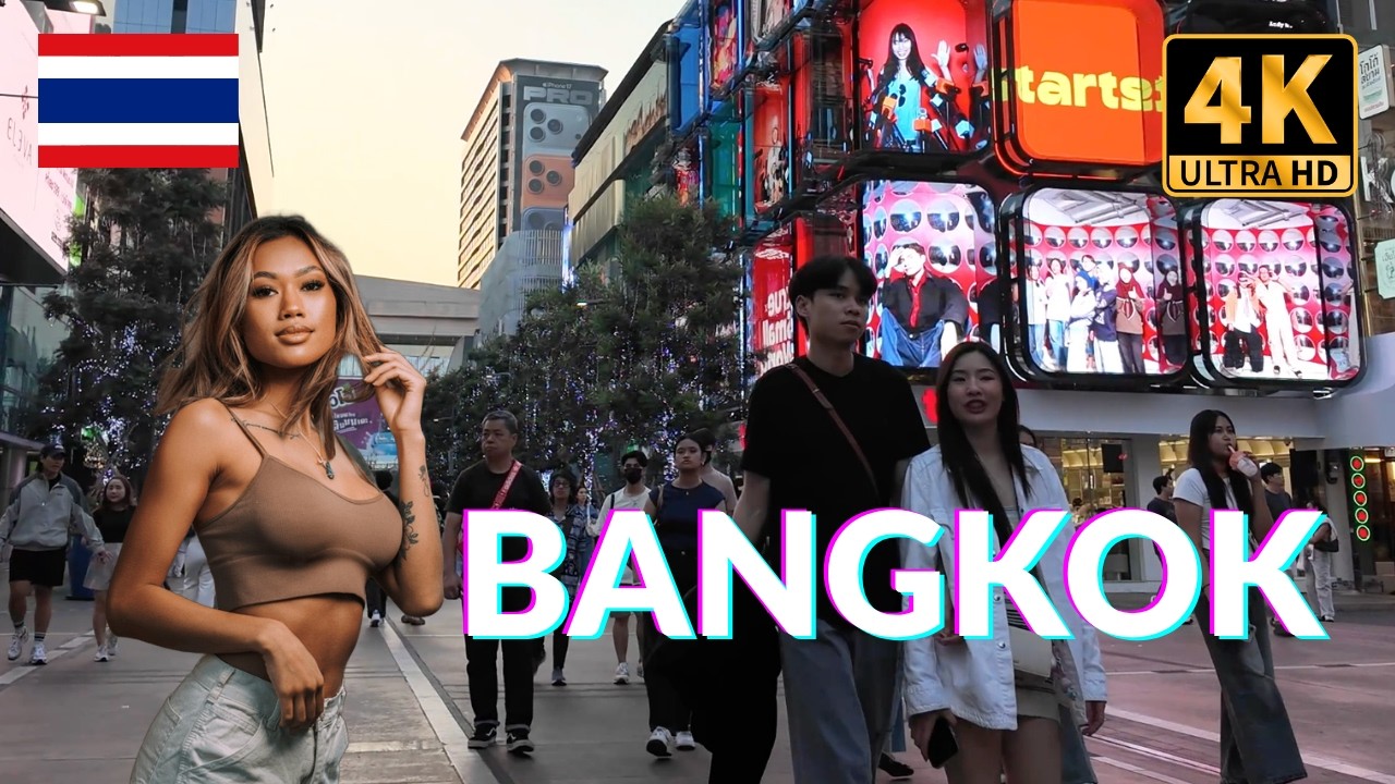 BANGKOK Siam Area 4K Walking Tour - 2026 Thailand