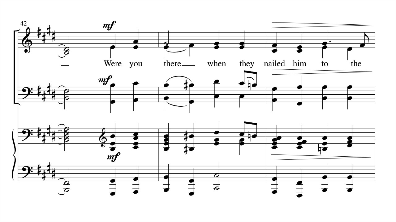 Were You There | Arr. Marques L. A. Garrett