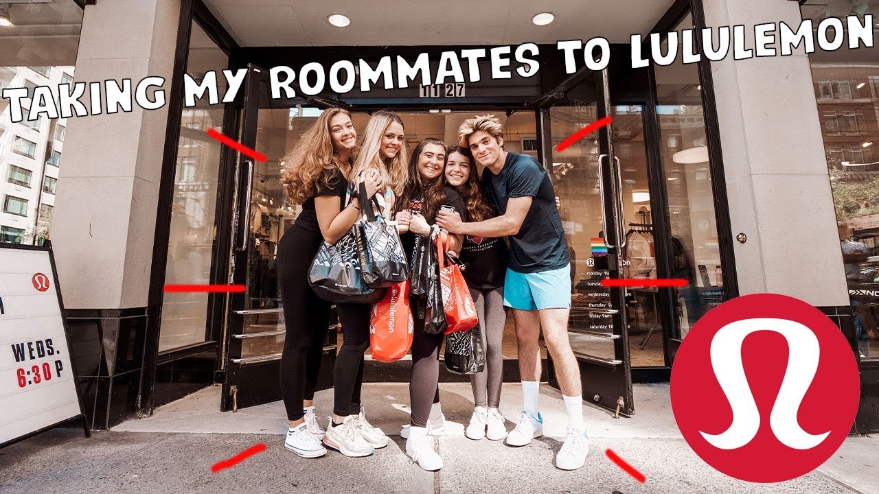 SHOPPING AT LULULEMON WITH MY ROOMMATES