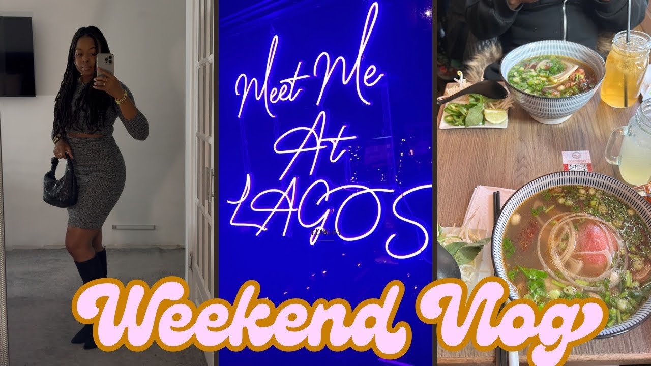 Weekend Vlog - Trying Pho, Lagos NYC, Meal Prep & More | Sofineee