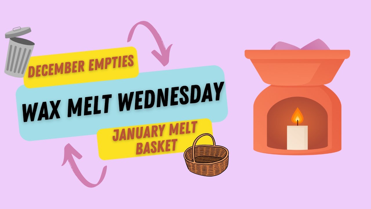 🔥 Wax Melt Wednesdays: December Wax Melt Empties + January Melting Basket ~ Retail & Vendor Wax!