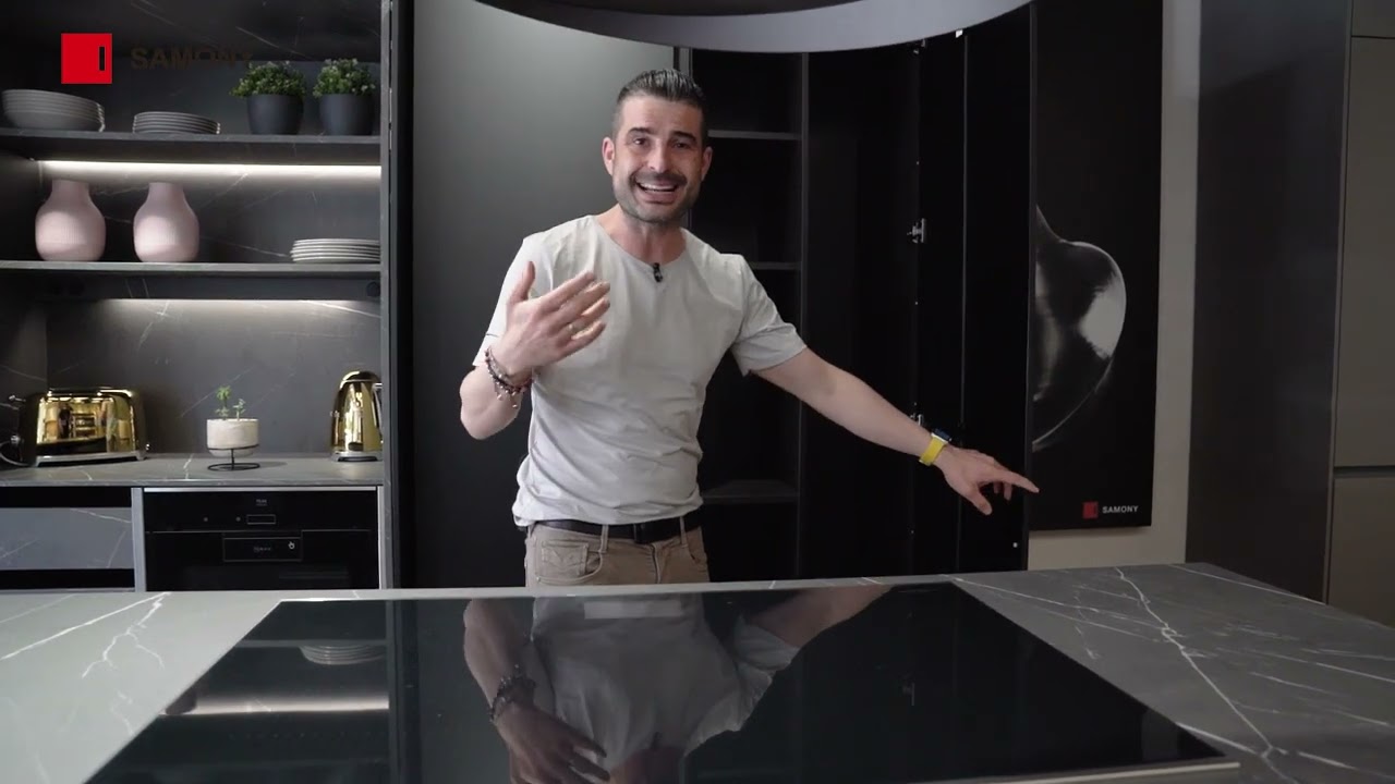 Cocina con mueble escamoteable