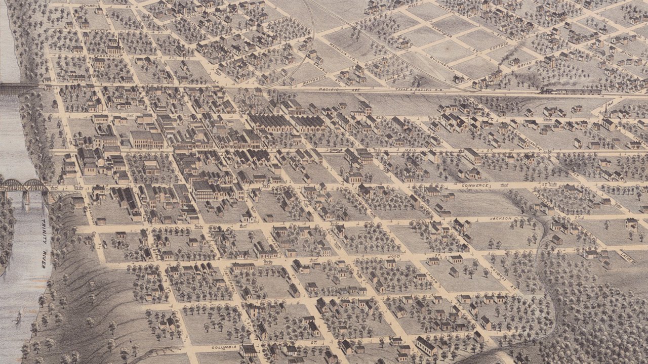 Dallas Texas History and Cartograph (1872)