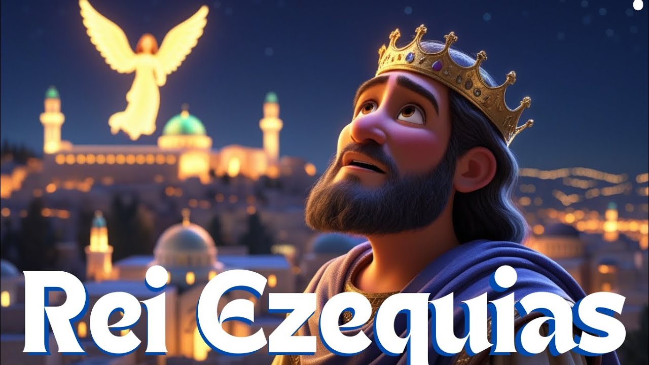 Rei Ezequias – Um Rei que Confiou em Deus! 👑🙏 | História Bíblica Infantil