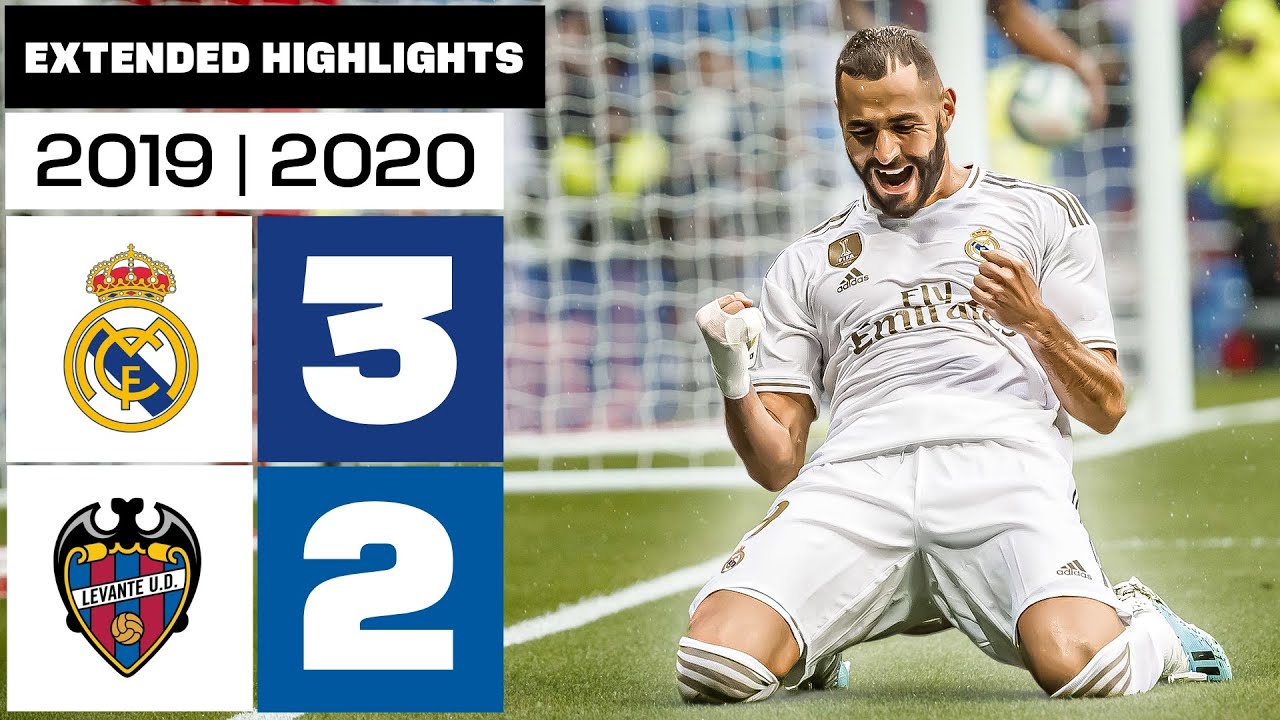 REAL MADRID 3-2 LEVANTE UD 2019/20 | Resumen Ampliado