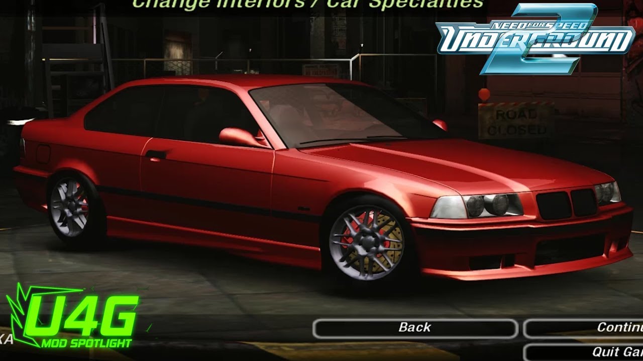 BMW M3 E36 Need For Speed Underground 2 Mod Spotlight U4G