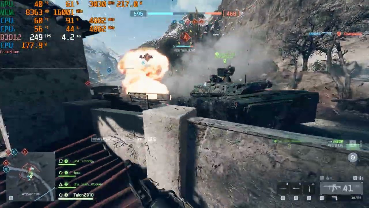 Battlefield 6 Beta | RTX 5090 | Core Ultra 9 285K | 1080p Low Settings