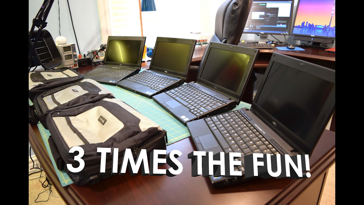 eBay Finds: 3x $35 Dell Latitude 2120's Atom N550 Unboxing, Overview, Tests