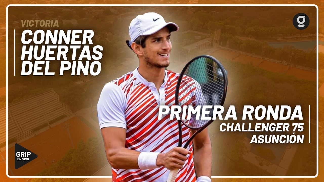 EN VIVO: Conner HUERTAS DEL PINO 🇵🇪 vs Henrique ROCHA 🇵🇹 - CH 75 de ASUNCIÓN - R32
