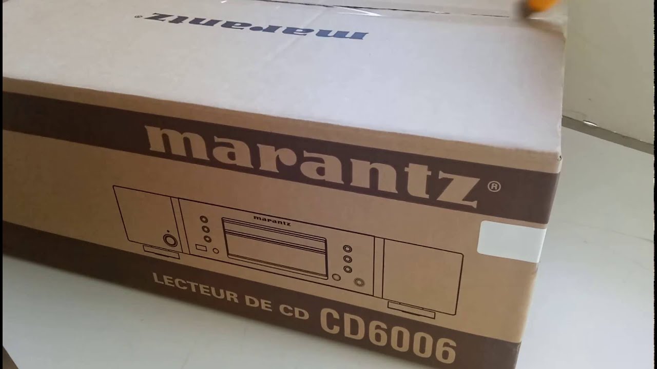 Marantz CD6006 unboxing
