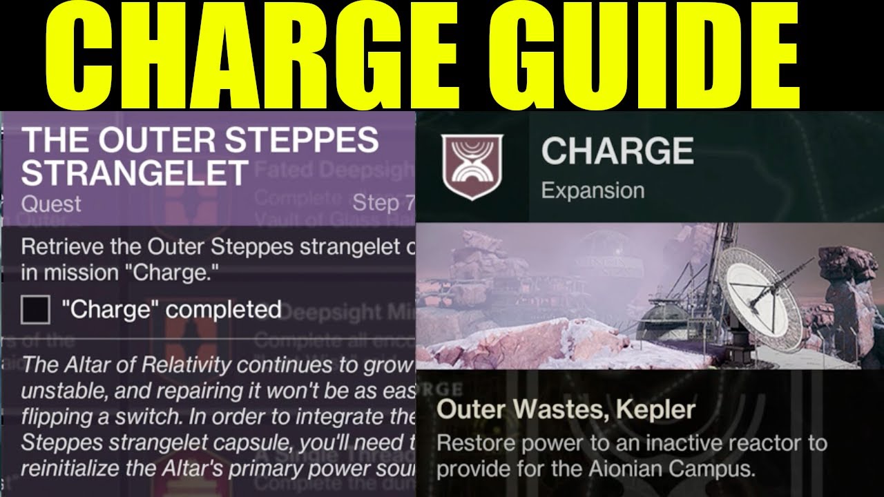 Destiny 2 - charge mission walkthrough (How to Charge Pylons) | Edge of fate