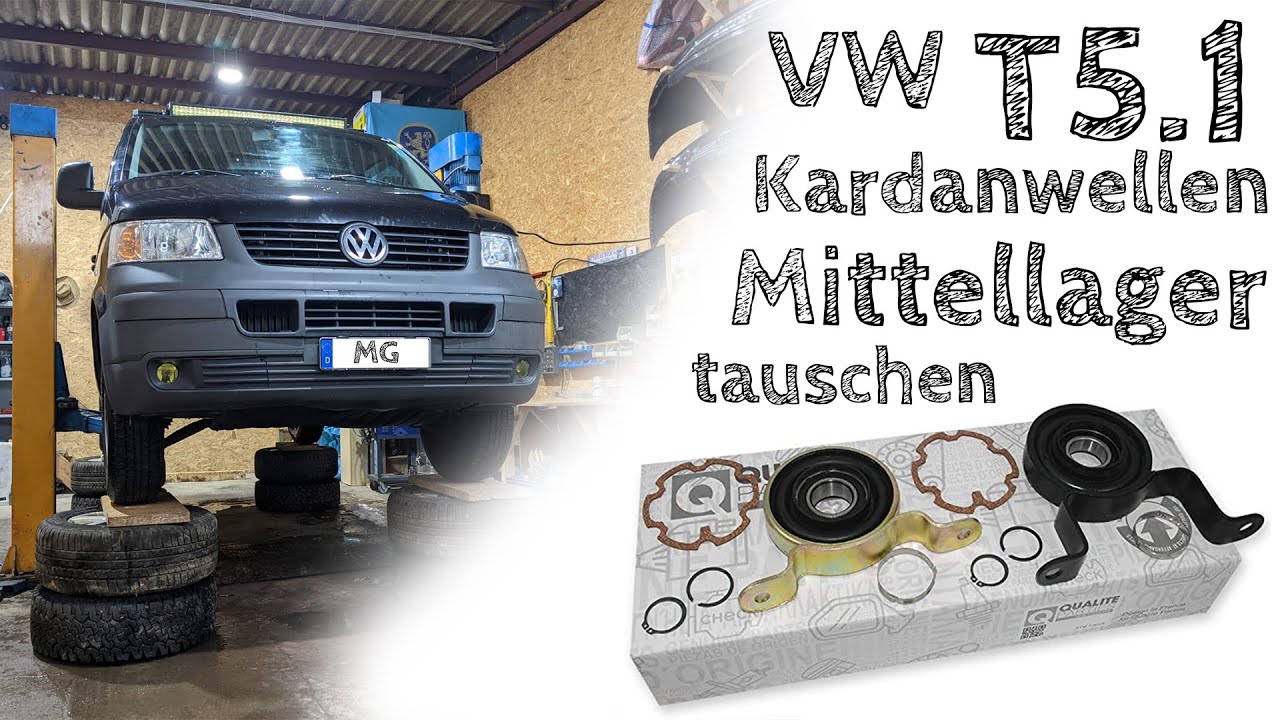 T5 Kardanwellenlager tauschen // Mittellager Defekt !!